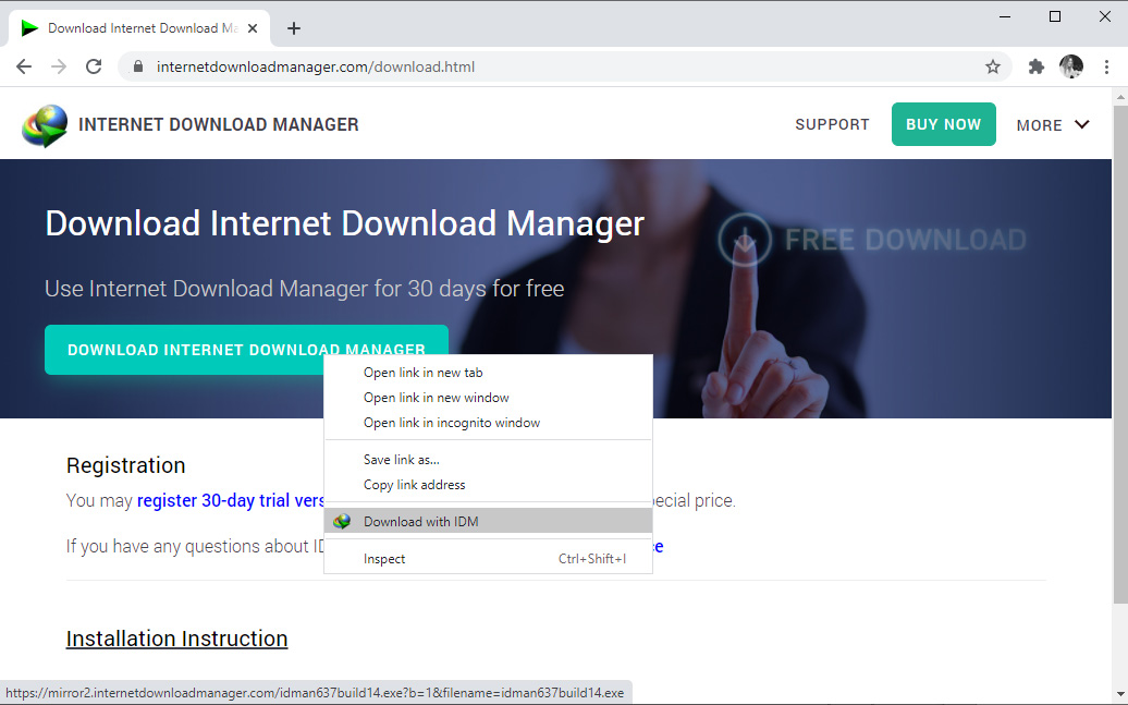 Internet Download Manager Browser Integration Support